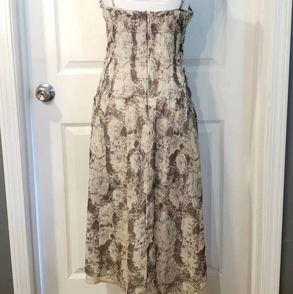 Topshop Patterned Spaghetti Strap Midi Dress - image 5